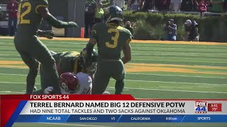 Terrel Bernard Named Big 12 Defensive POTW