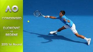 2015 Australian Open 1st Round | Djokovic vs Bedene | Condensed