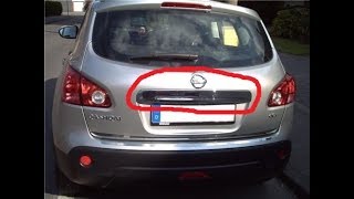 Repair The Handle Of The Tailgate Nissan Qashqai