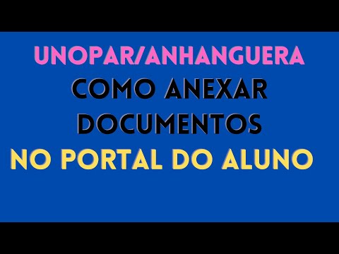 ENVIO DE DOCUMENTOS UNOPAR E ANHANGUERA