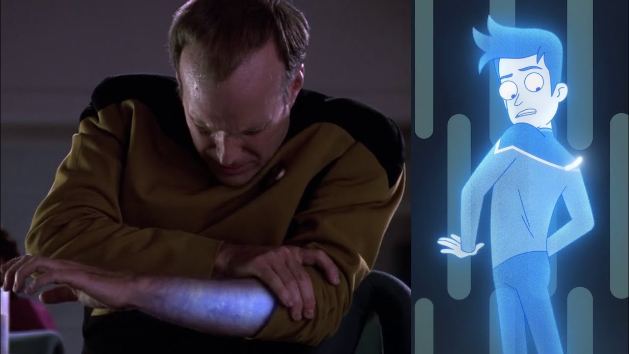 Transporter Accidents Can Turn You Blue And Glowing Another Star Trek Tng Reference In Lower