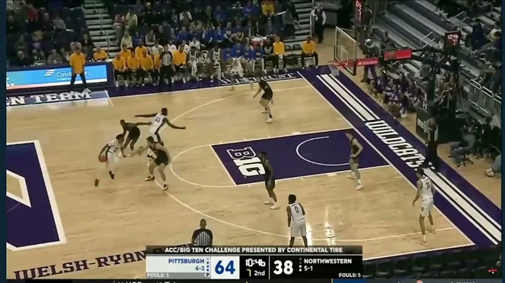 Pitt vs. Northwestern: Greg Elliott 3-Pointer from...