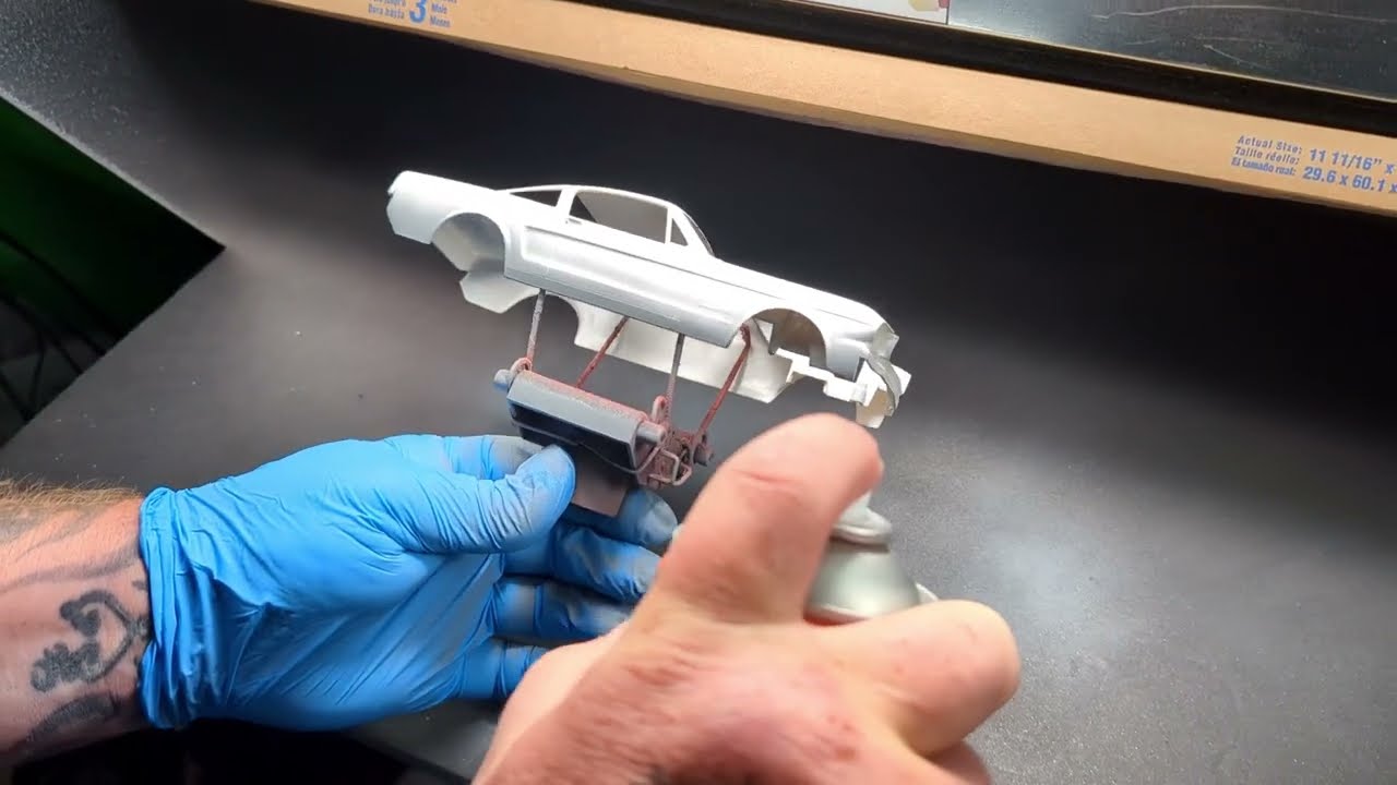 First video priming and painting with help from Manny at Mannys Scale Modeling