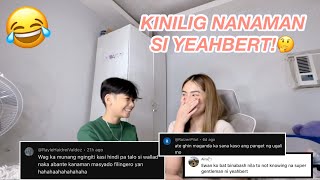 reading hate & good comments ( may namiss bigla si yeahbert 🫣)