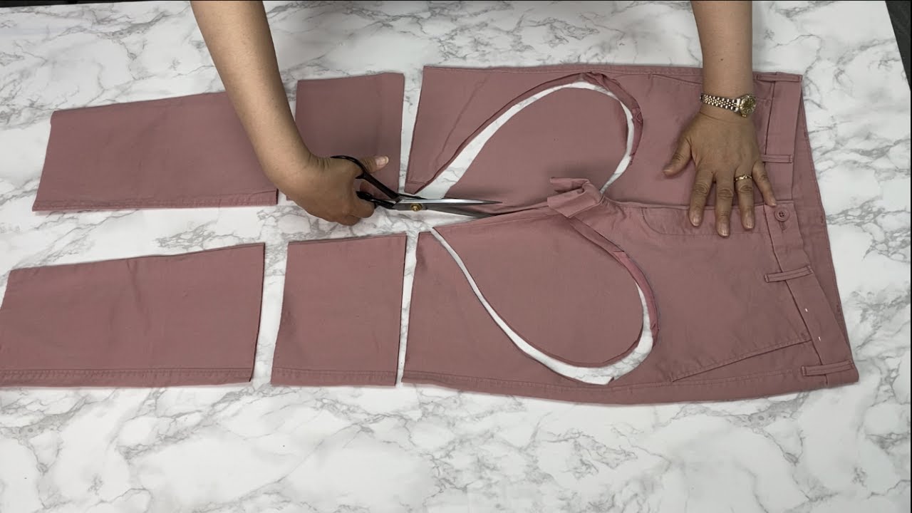 [DIY] Пятнистые брюки превращаются в роскошь 2 | Будьте готовы удивиться и увидеть.