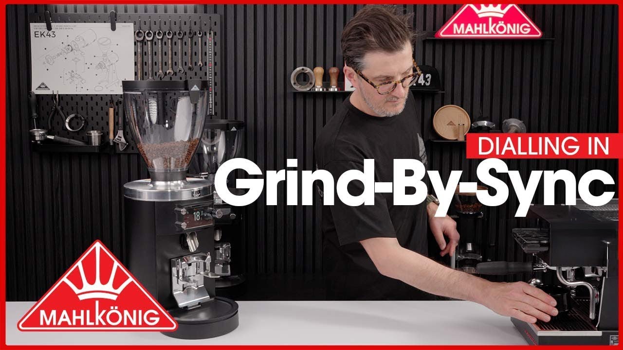 How to Dial In a Mahlkönig Grind-by-Sync Espresso Grinder - YouTube