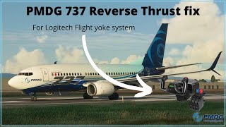 MSFS PMDG 737 Reverse thrust fix! (Super easy)