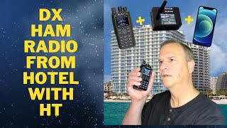 DX Ham Radio from a Hotspot and Cell Phone While Traveling / In Your Hotel using DMR