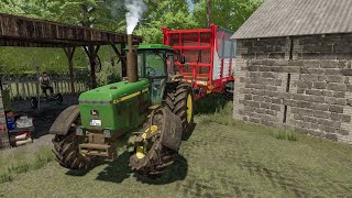 Front Axle broke on the JD 4755 while hard working | FS 22