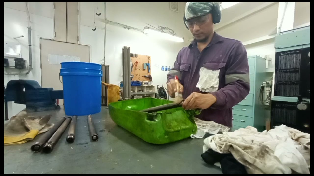 Cleaning Candle Filter For fuel oil auto backwash system YouTube