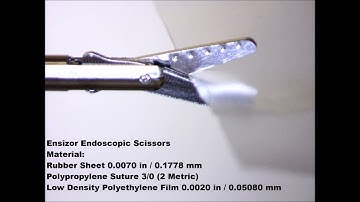 Slater Endoscopy Ensizor® Endoscopic Scissors Cutting Comparison Study
