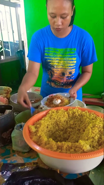 Nasi Kuning Salero Ternate #shorts #nasikuning #saleroternate