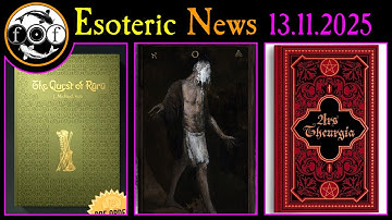 MOST Anticipated Occult Books and Events - 13 November 2025