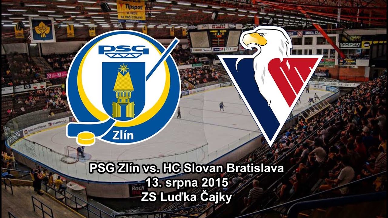 PSG Zlín vs. HC Slovan Bratislava - přípravný zápas - YouTube