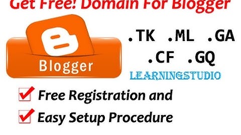 How to get a Free Domain for your Blogger