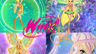 Winx Club - Tutte le trasformazioni di Stella fino al Tynix!