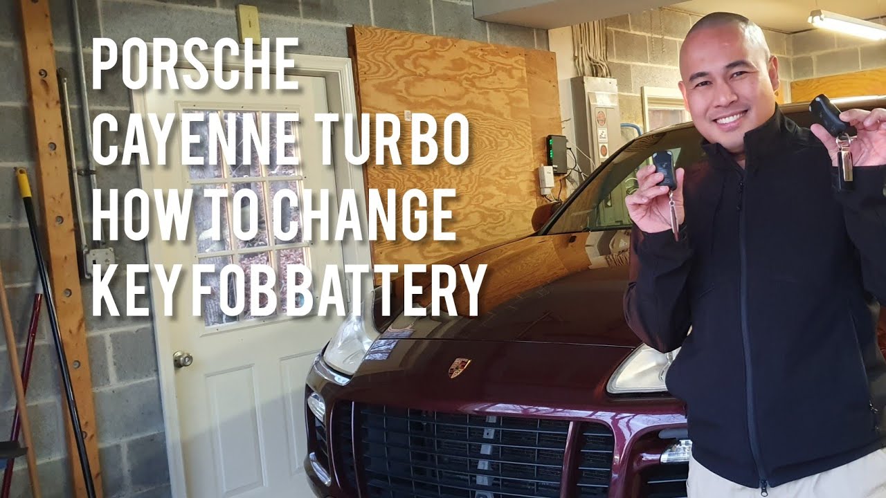 Porsche Cayenne Turbo How to Change/Replace Key Fob Battery - YouTube