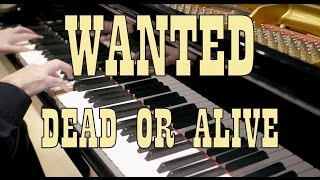 Bon Jovi - Wanted Dead Or Alive - HD Piano Cover play by ear by Fabrizio Spaggiari ♫♫♫ chords