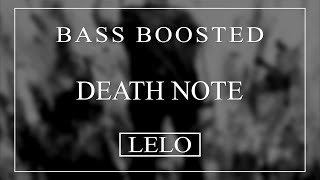 JADECI - DEATH NOTE (BASS BOOSTED) Resimi