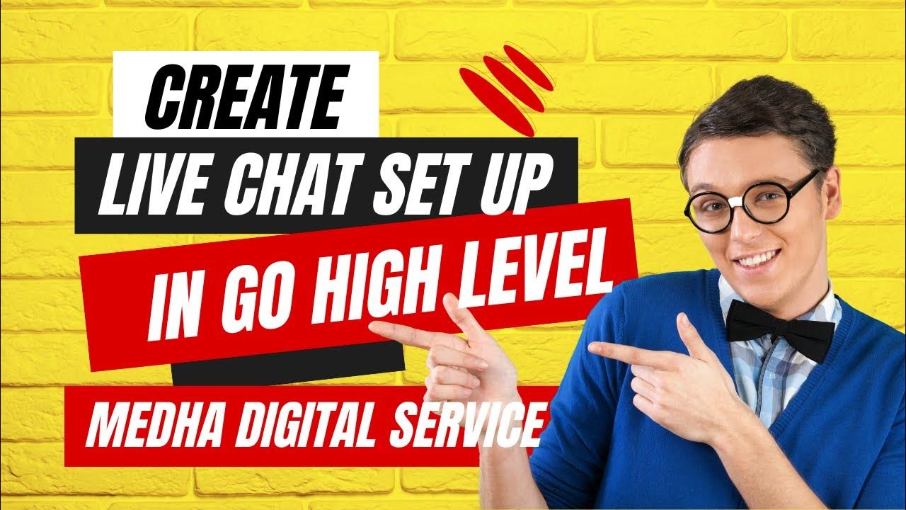 Live chat triggers actions setup in go high level software for