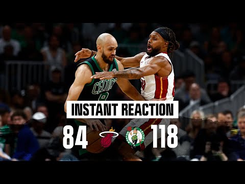 INSTANT REACTION: Celtics crush Heat to clinch series, Mike Gorman calls final game