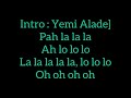 Yemi Alade ft. Dadju - I choose you Lyrics