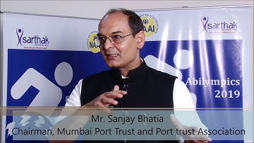 Message by Mr. Sanjay Bhatia, Chairman, Mumbai Port Trust and Port trust Association