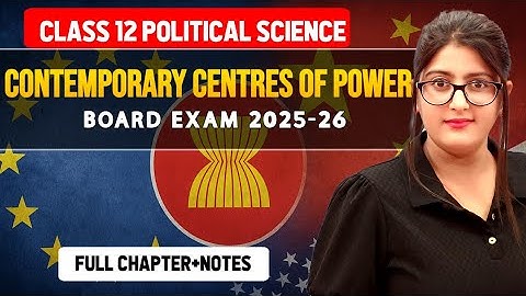Contemporary centres of power class 12