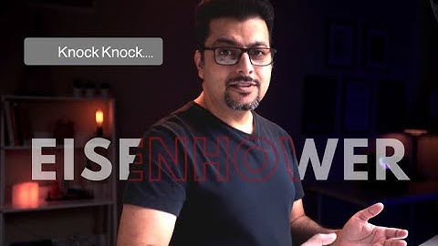 How To Prioritize Anything? Eisenhower Decision Matrix