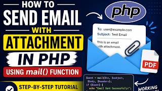 How to Send Email with Attachment in PHP | Step-by-Step Tutorial