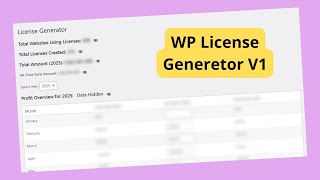 WordPress License Generator Plugin – Full Demo & Features