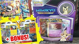 NEW - POKEMON MIMIKYU PIN COLLECTION BOX   SUN & MOON BLISTER PACK OPENING!