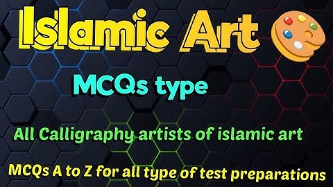 Islamic Art Lecture # 5|PPSC, NTS, EDUCATORS Lecturer Latest #jobs  #viral #painting #history