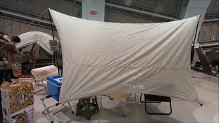 【touch the outdoor 2019】キャプテンスタッグ（CAPTAIN STAG）モンテ ヘキサ タープ（Monte Hexa Tarp）の紹介（UA-1077）