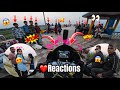 Public reactions on aprilia rs 457 😱| with arrow full system exhaust #aprilia #uttarakhand #khatima