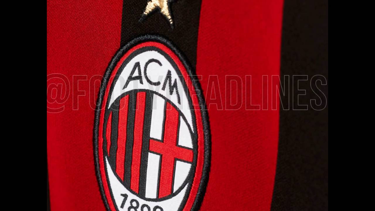 2017!! Maglia AC Milan home/local - YouTube