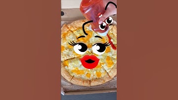 Life Doodles | Pizza and ketchup 🍕 #lifedoodles #doodle #shorts #pizza #cooking #cartoon #ketchup
