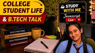 Details “My 2nd YouTube Live ❤️💻 Study With Me 📚 | Javascript | Productive Engineering Student Live Update