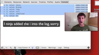 Advanced JavaScript Arrays