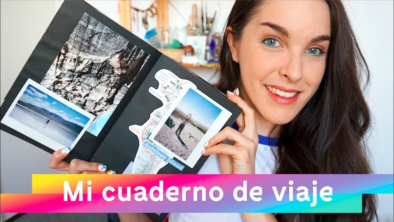 Scrapbook Album Tutorial 📔 ¿Cómo hago mis cuadernos de viaje? | VLOG