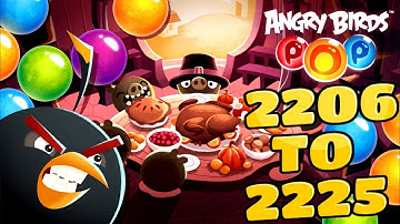 Angry Birds Stella Pop Levels {2206 To 2225} Non PowerUp Walkthrough For Android & iOS