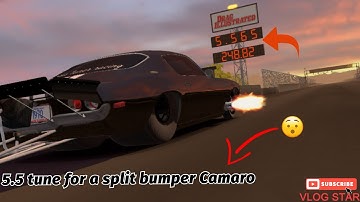 Fast tune for split bumper Camaro on no limit 2