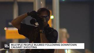 Multiple people injured following downtown Calgary shooting
