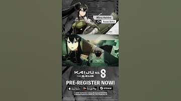 #KaijuNo8THEGAME Character Trailer #MinaAshiro (VA: #AsamiSeto) #K8Game #KaijuNo8