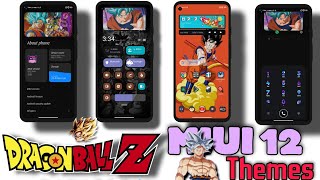 MIUI 12 Latest  DRAGON BALL Z OFFICIAL Themes ||  Change System Ui & Customization theme 😍 screenshot 3