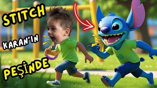 Şok Stitch Karanin Peşi̇ne Düştü Parkta Kovalamaca