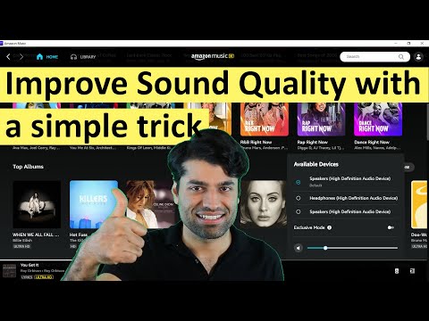 How to improve Amazon Music quality