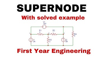 SUPERNODE Analysis in Nepali | First Year Bachelor Of Engineering |