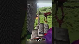 Confronting Siren Head In Minecraft