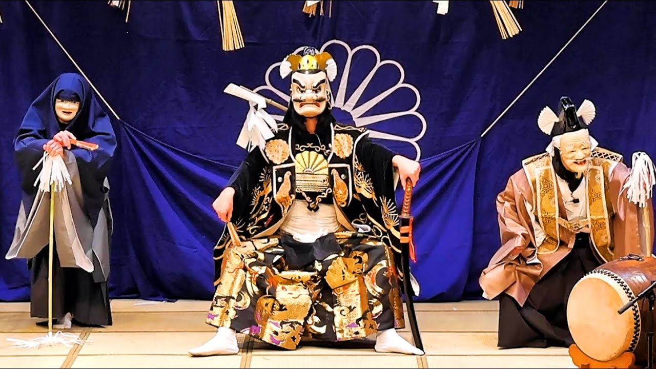 【備中神楽　おろち退治(1/2)～素戔嗚命・足名槌・手名槌】 #備中神楽保存振興会 2026.1.11～備中神楽鑑賞会第30回岡山公演